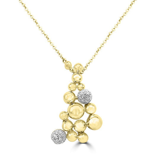 Gold and Diamond Necklace, Planet Series