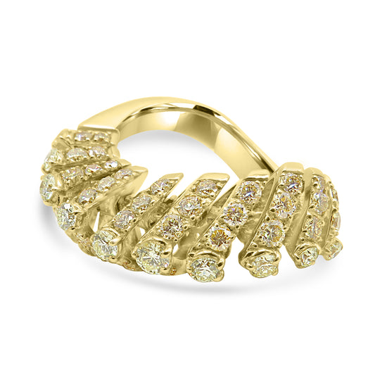 Yellow Gold and Diamond Ring